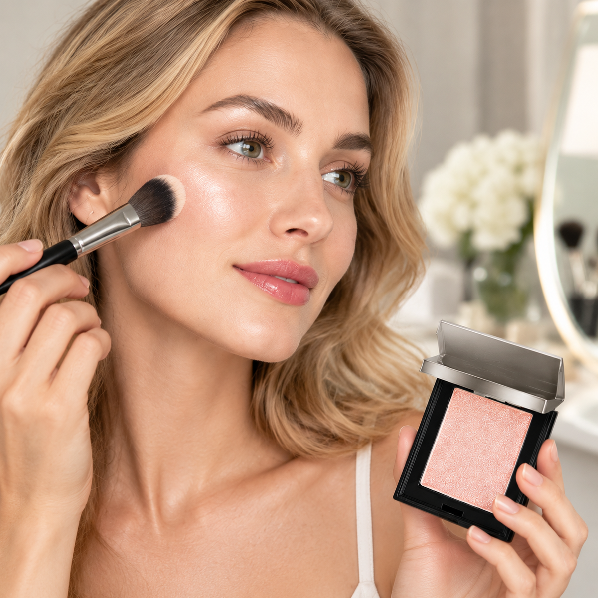 Monochrome Shimmer Multi‑use Powder